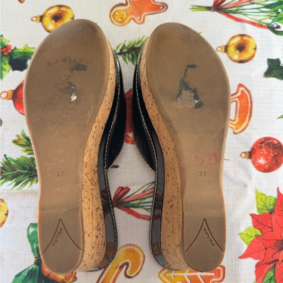 Vintage PRADA Wedges size 37 - Picture 4 of 5